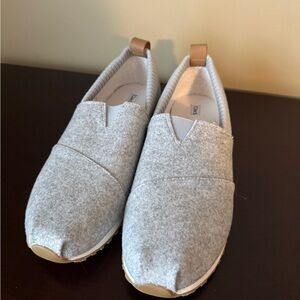 Gray Toms Slip-On Shoes